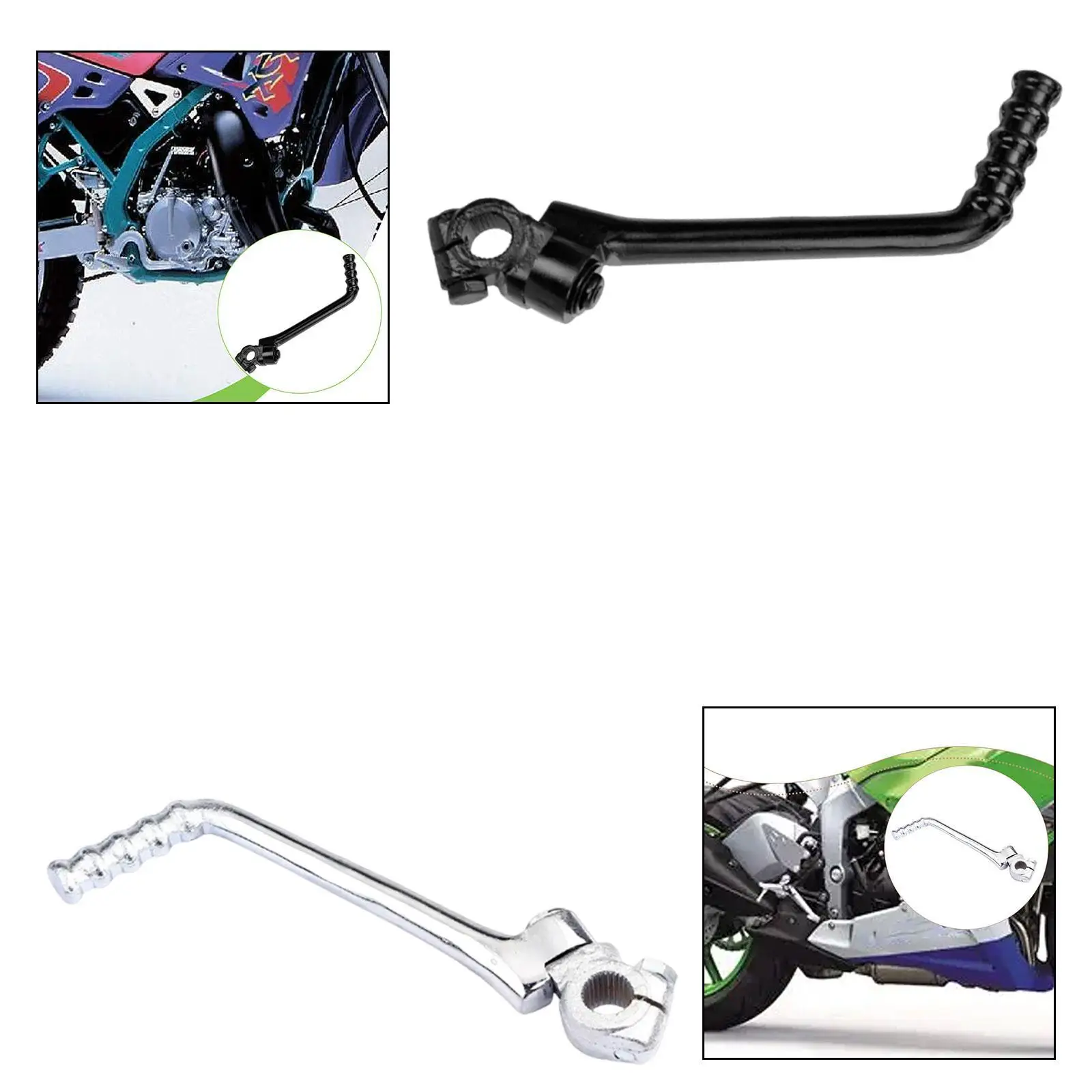 

Compact kick starter lever, performance repair parts, motorcycle accessory fits