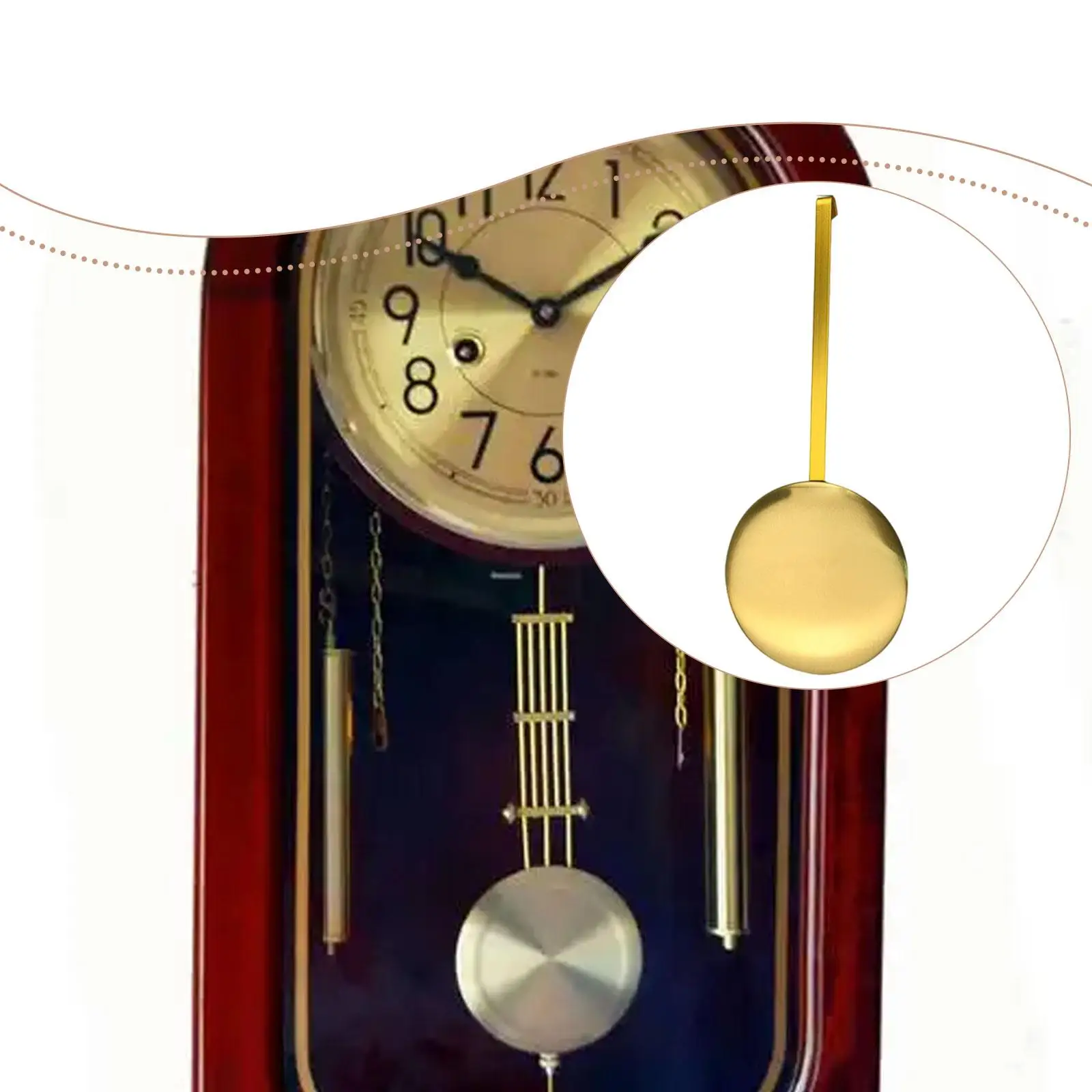 Pendulum Clock Movement Replacement Simple Installation High Performance Clock Mechanism Part DIY Movement Kit