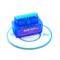 10Pcs Mini Bluetooth SUPER MINI ELM327 V2.1 Bluetooth OBD2 Car Fault Detector