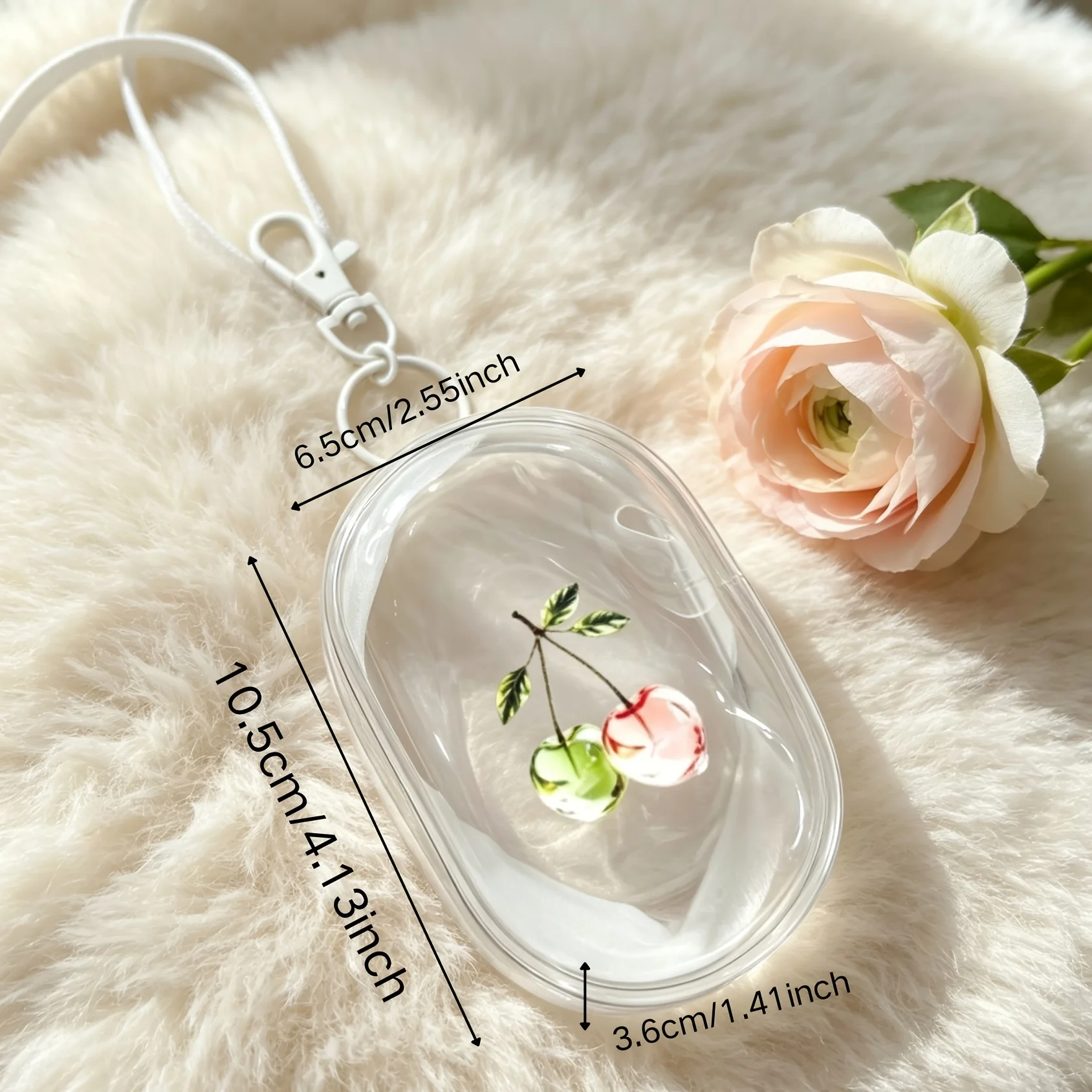 Portable Transparent Electronics Storage Case for Chargers Data Cables Earphones Mobile Phone Organizer Bag for On-the-Go