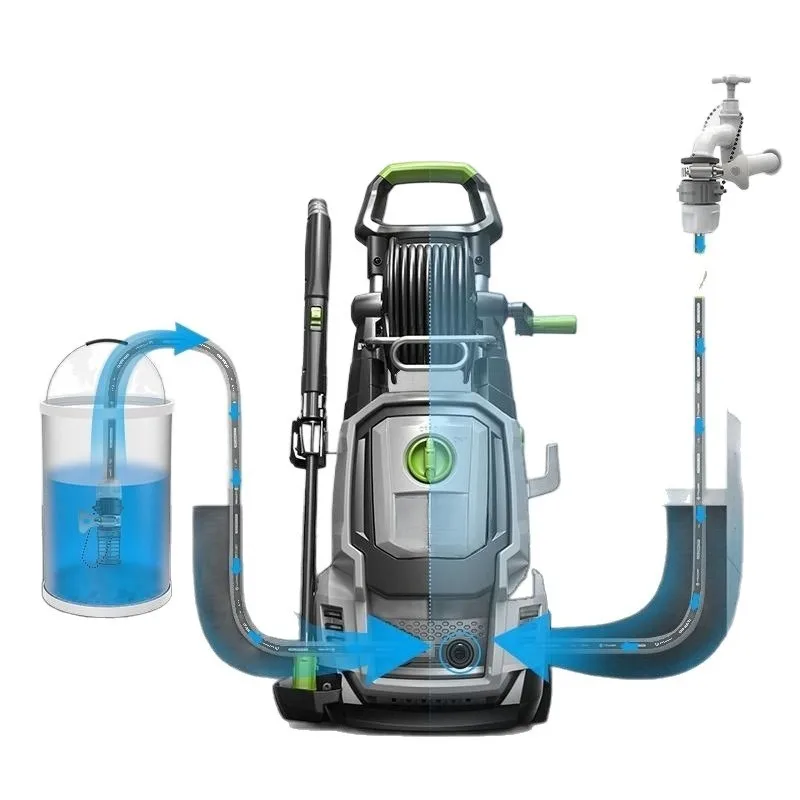 

D6B car washing machine, garden washing machine, high pressure water gun to grab the house