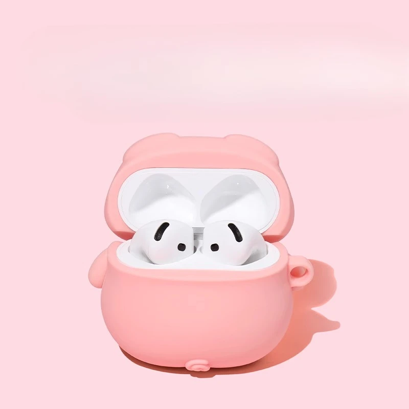 2025 جديد لطيف Kawaii خنزير غطاء ل AirPodspro3 حافظة الكرتون لطيف حقيبة سماعة الاذن ل AirPods Pro3 شحن غطاء أصبع لينة #2