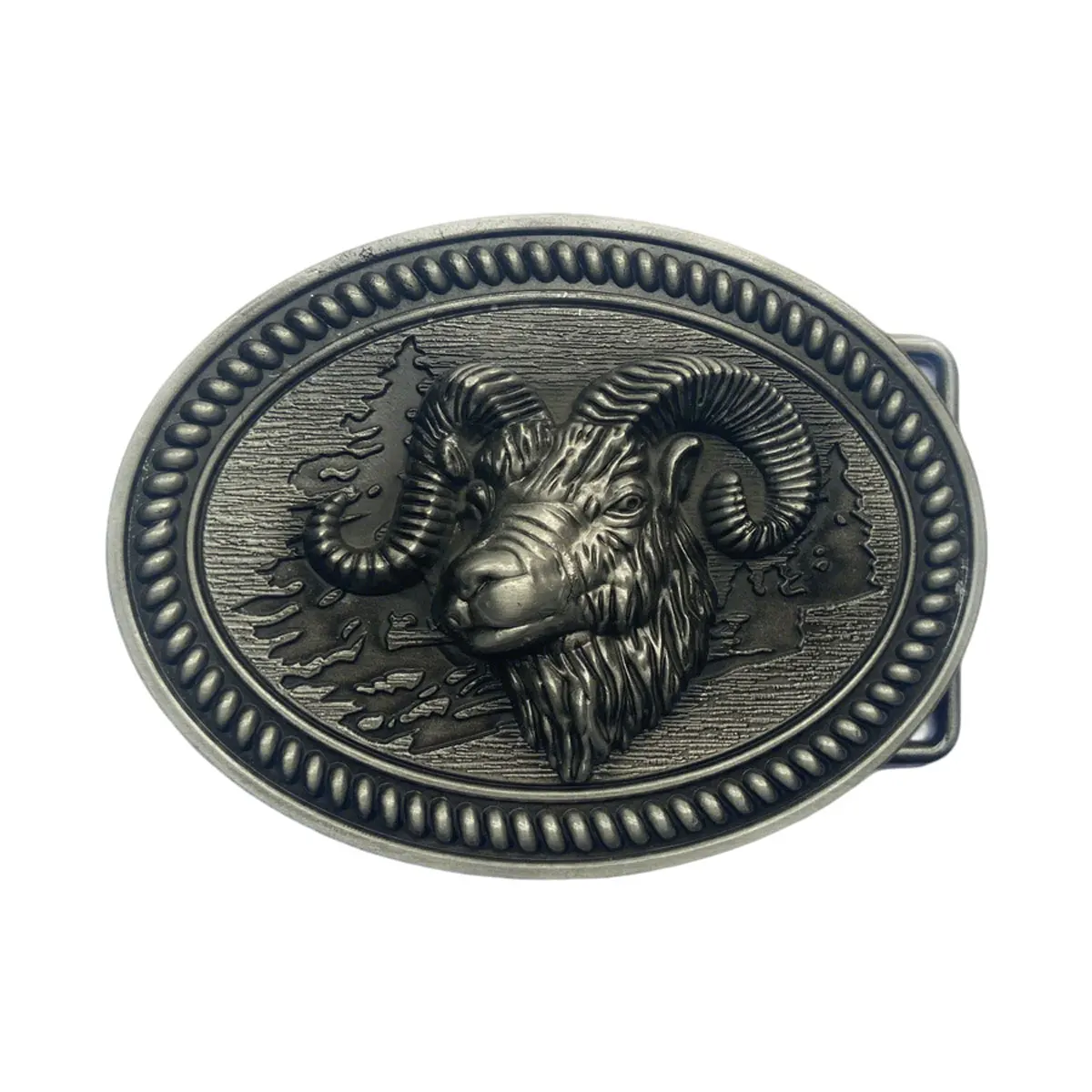 مشبك حزام على شكل رأس الأغنام من T-DISOM للرجال إكسسوارات عصرية كلاسيكية #1