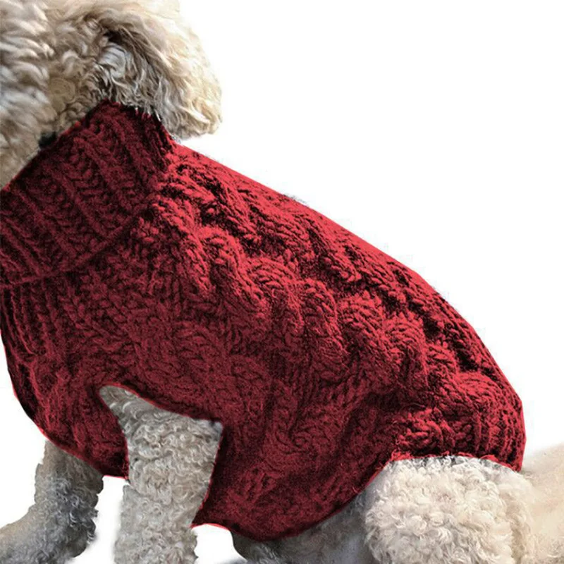 Fashionable New Pet Dog Sweater, Woven With Colorful Solid Fried Dough, Warming Up The Whole Season, Comfortable Pet Clothing