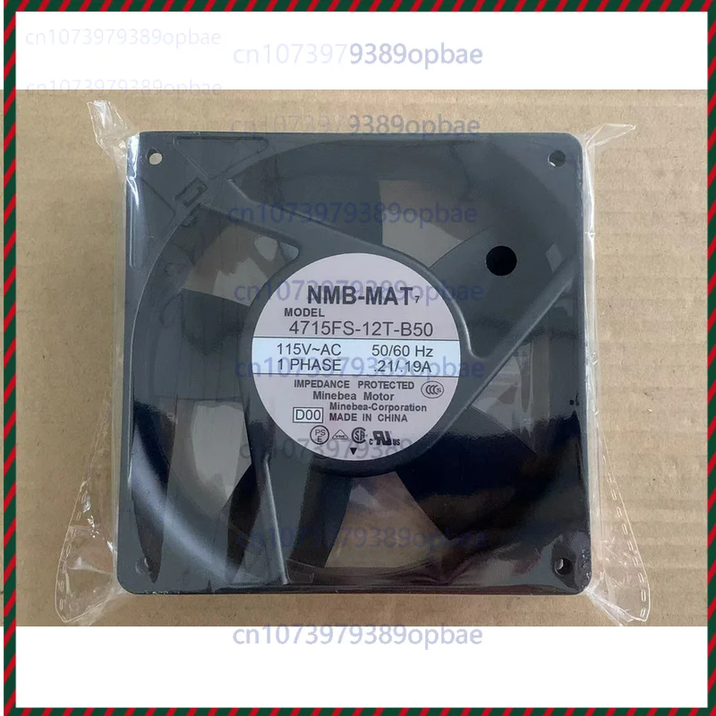 

For MINEBEA NMB FAN 4715FS-12T-B50-D00 - AXIAL FAN, 119MM,115VAC,190mA