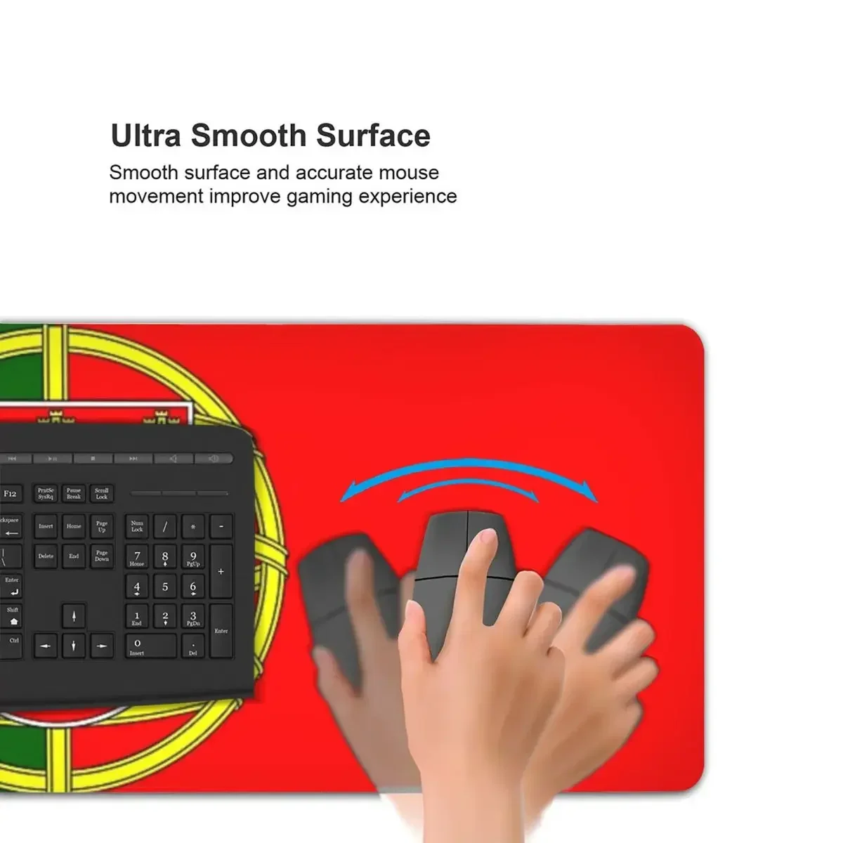 Bandeira do portugal grande mouse pad teclado do computador mouse tapete de jogos pc portátil tapete de mesa acessórios de escritório tapetes de mesa