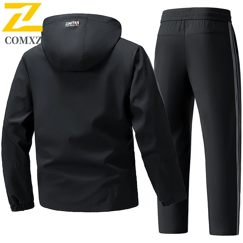 Men's Tracksuit Sets Autumn 2025 Fashion Sportswear Two Piece Sport Suit Jacket+Sweatpants Sweatsuit Men Sports Windproof Suit - Image 5