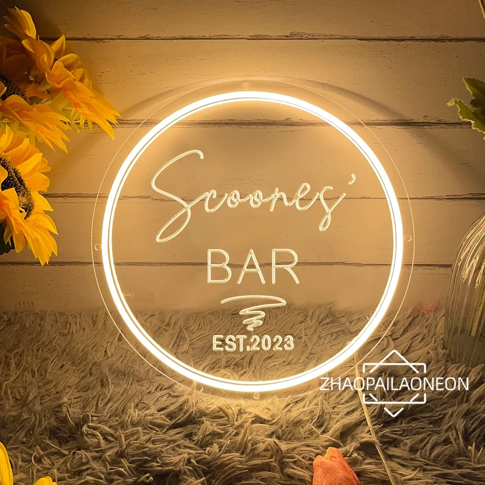 

Bar Neon Sign Custom Neon Led Sign Home Bar Pub Restaurant Beer House Decor Wall Hanging Neon Lights Personalized Bar Open Sign