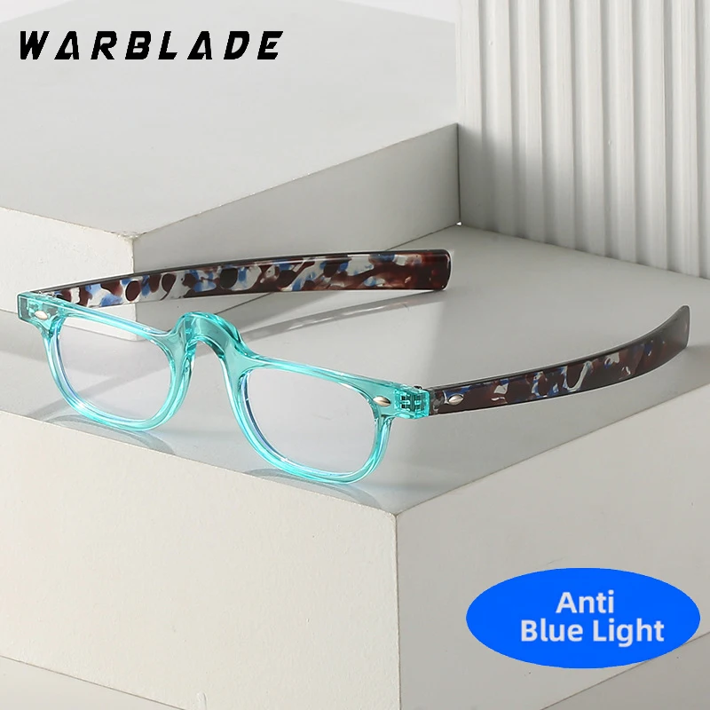 

New Funny Rectangle Rivets Computer Glasses Frame Women Men Anti Blue Light Eyewear Blocking Glasses Optical Spectacle Eyeglass