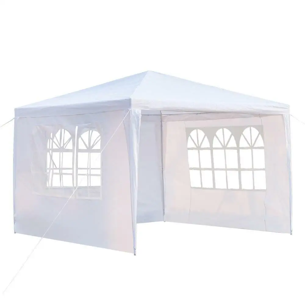 10'x10' Outdoor Canopy Tent Party Wedding Gazebo Event Waterproof With 3 Walls