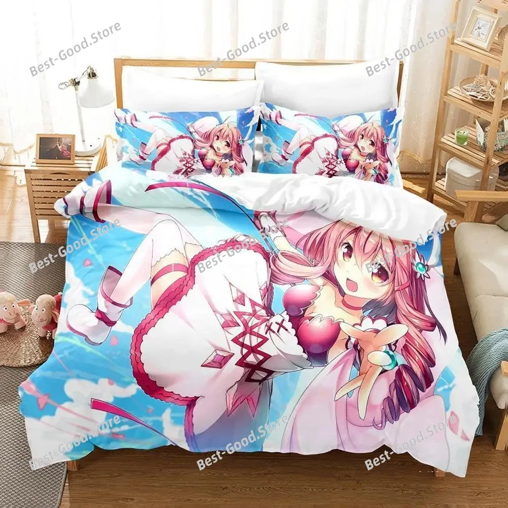 3d Kawaii Anime Matoi The Sacred Slayer Bedding Set Single Twin Full Queen King Size Bed Set Adult Kid Bedroom Duvetcover Sets