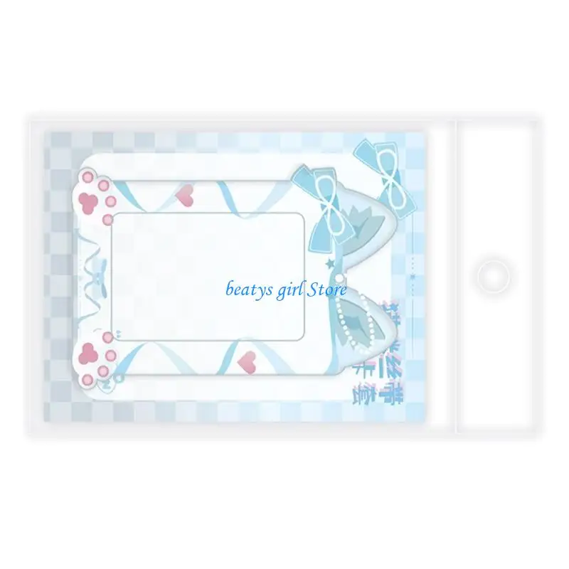 C7AB Lovely Cats Photocard Holder Cartoon Photo Card Protector Case Waterproog
