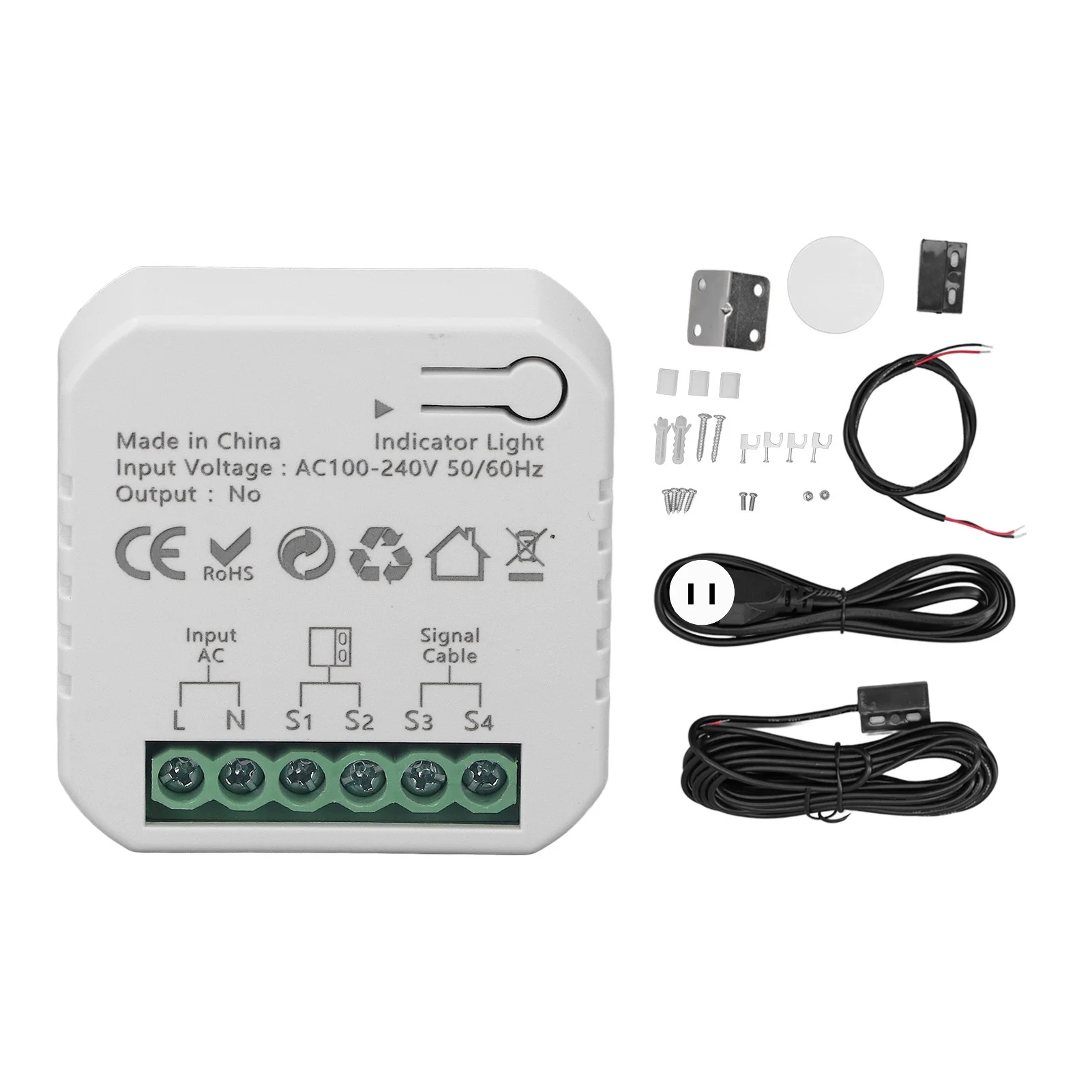Smart Garage Door Controller for Zigbee APP Voice Remote Control Rolling Gate Access Opener 100‑240V