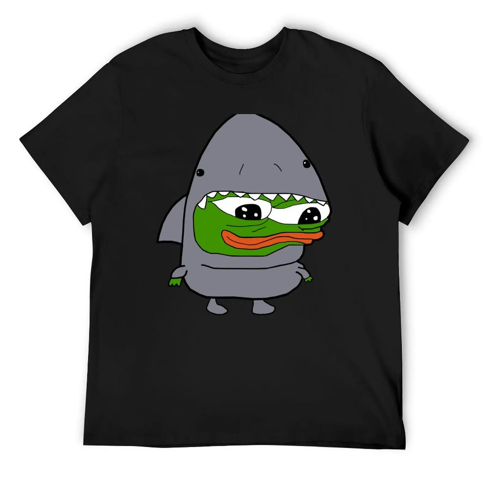 

Pepe Cute Shark Apu T-Shirt funny meme t-shirts clothes mens designer t shirt