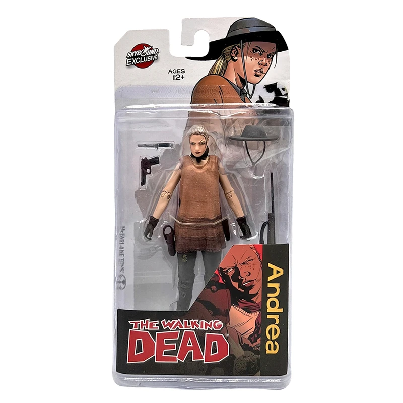 [Inventory] US TV Hit Show McFarland 4.5inche 1/12 Action Figures Andrea CARL GRIMES Out-of-print Collectible Toy McFarland