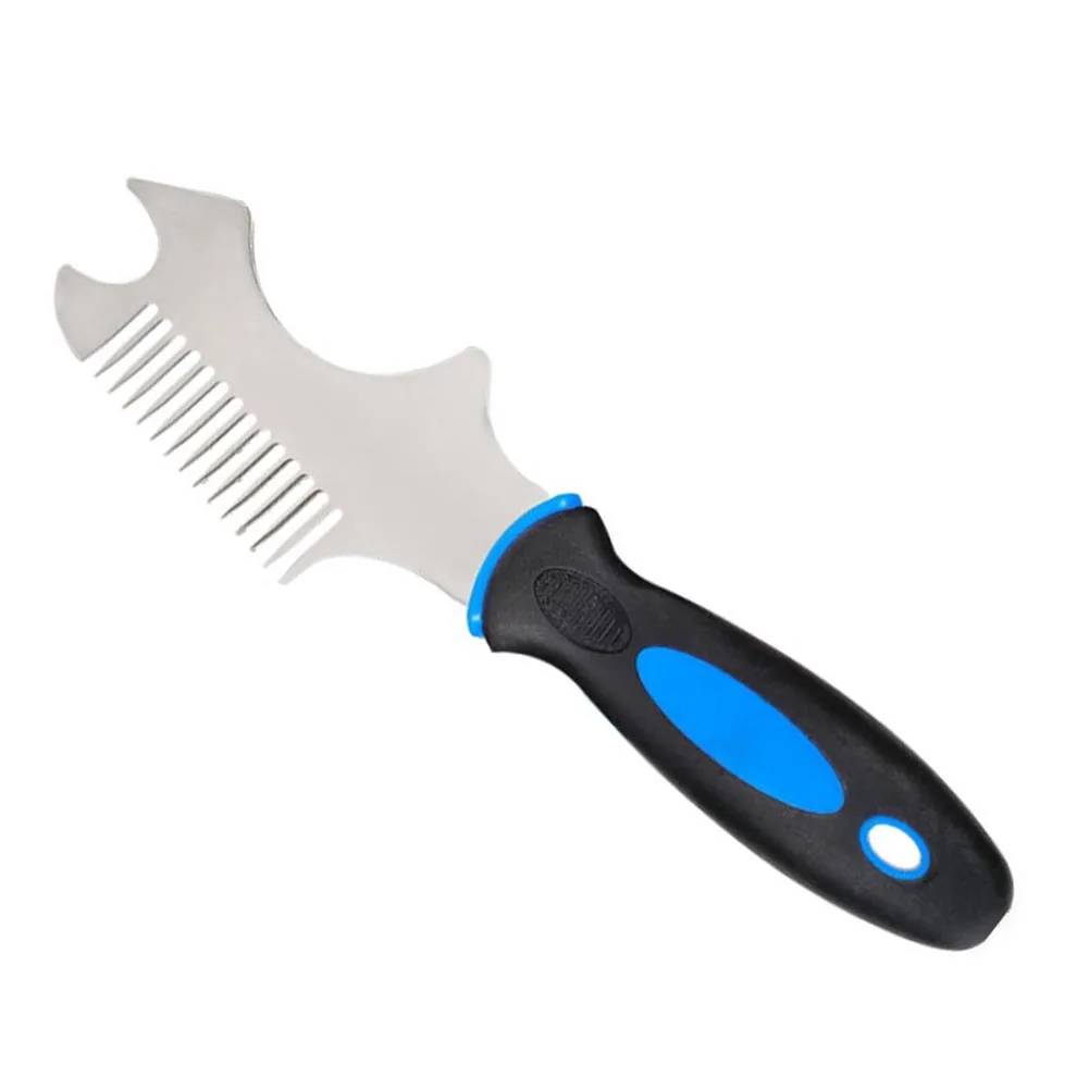 Stainless Steel Paint Brush Comb for Roller Cleaning Brush Maintenance and Bristle Reshaping For DIY Painting Tool