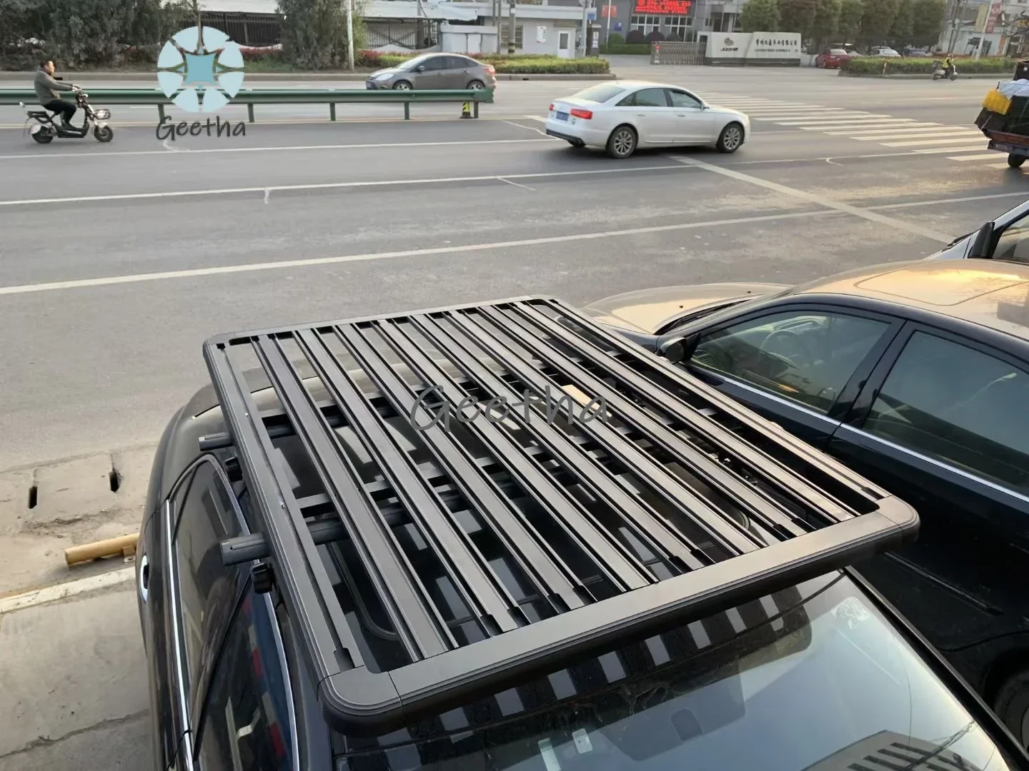

Aluminum Roof Rack Luggage Rack Basket With 4X4 Logo for Hilux Vigo 4x4