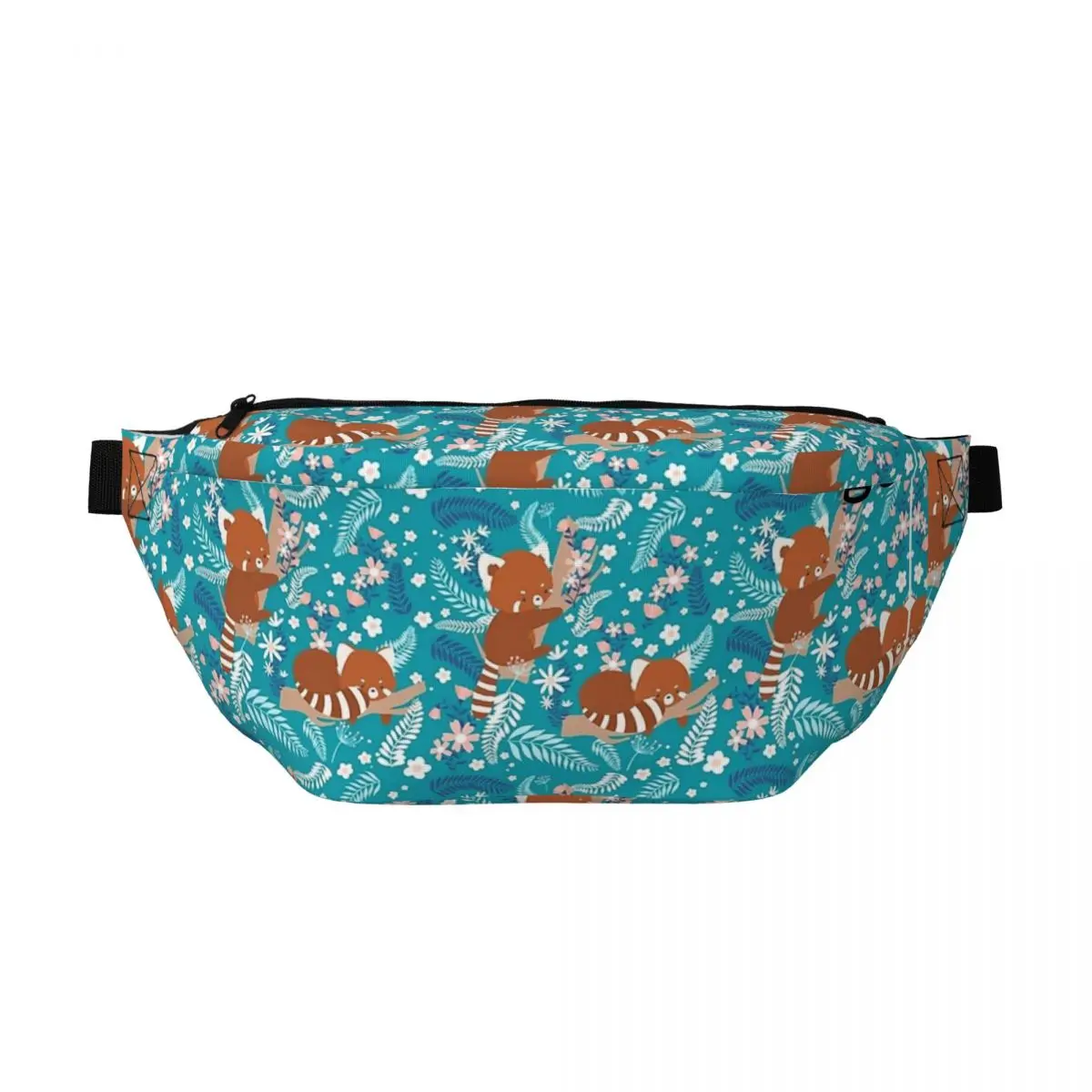 

Сумка-бананка через плечо с изображением красной панды, унисекс, регулируемая поясная сумка для путешествий, бега, хранения денег и телефона, нагрудная сумка