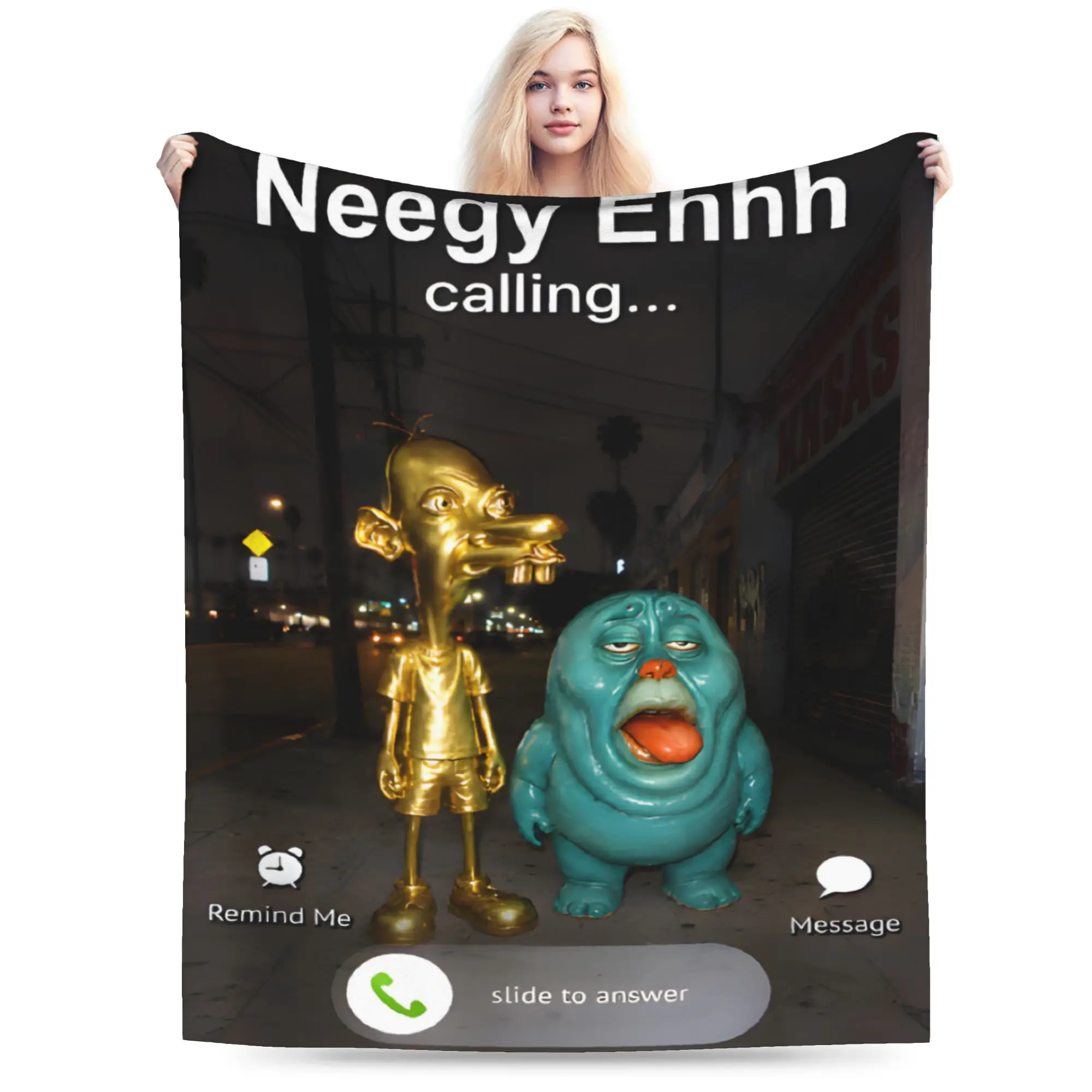There is Motion at Your Front Door Tung Tung Tung sahur Meme  Merch Blanket Ultra-Soft Velvet  Throw Blanket Cozy Rug Piece