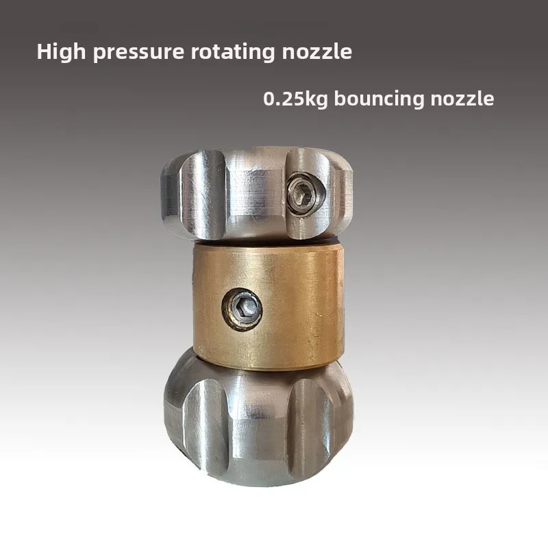 2026 Mini High Pressure Jump Nozzle 3/8 Interface Drain Pipe Cleaner Small Sewer Dredging Accessory