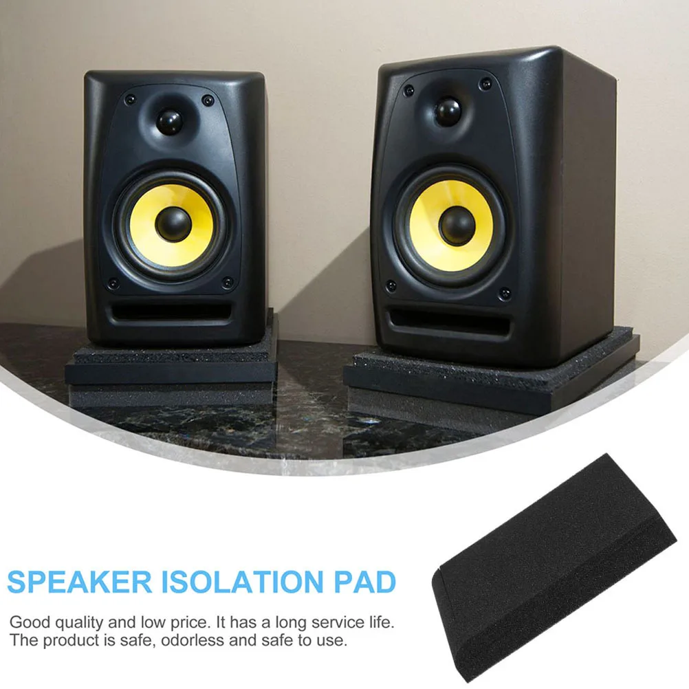 

Premium Speaker Isolation Pad Set of 2 High Density Sponge Cushion for Audio Equipment Vibration Dampening Noise Isolation