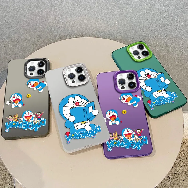 Anime Cartoon D-Doraemon Case for Samsung Galaxy A17 A07 A24 A33 A34 A14 A13 A23 A55 A15 A35 A25 A05 A05S 5G A54 A32 A52 A52S