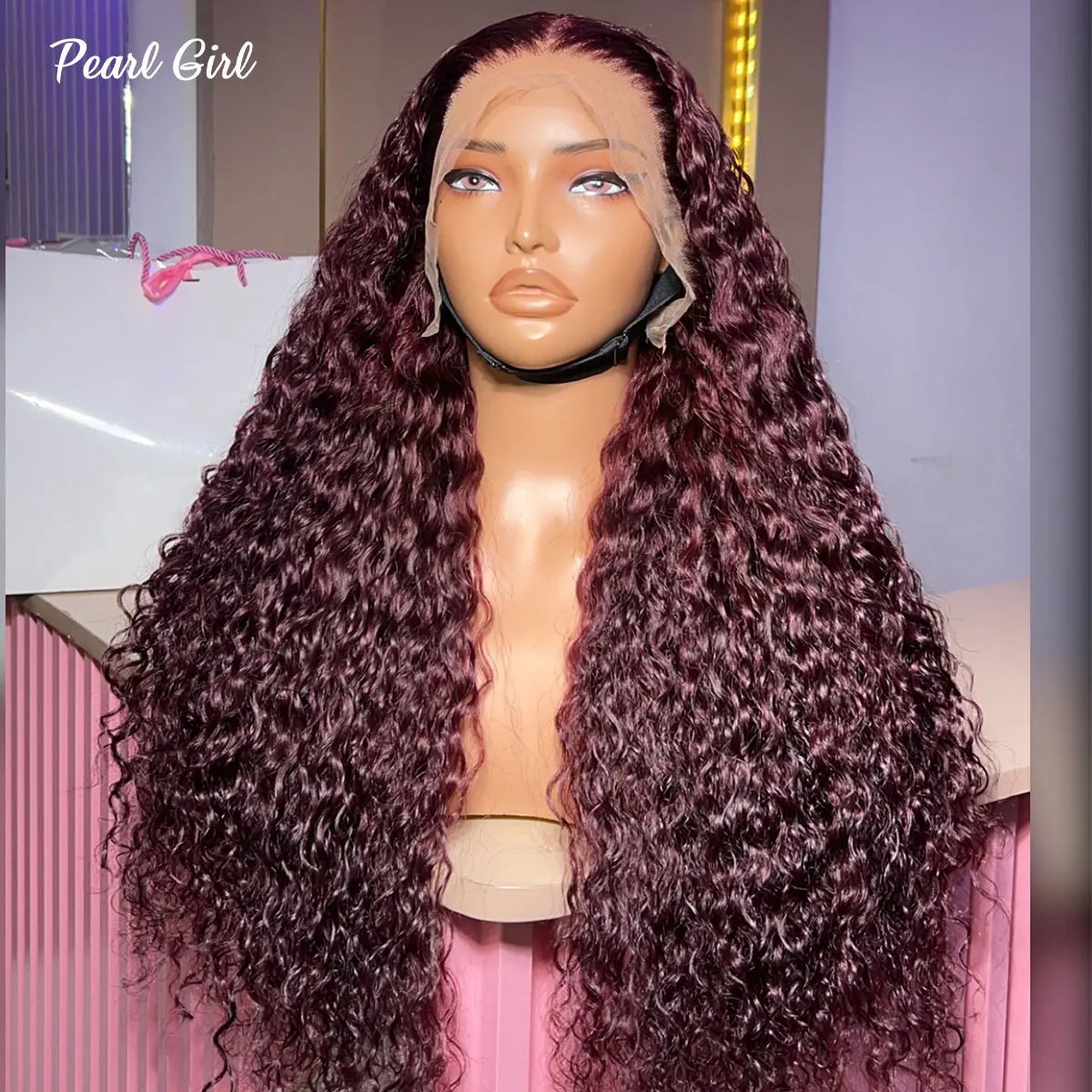 

Brown Color 13x6/360 Water Wave Lace Front Wigs Human Hair Pre Plucked Deep Wave 13x4 HD Lace Frontal Wig Glueless Wig for Woman