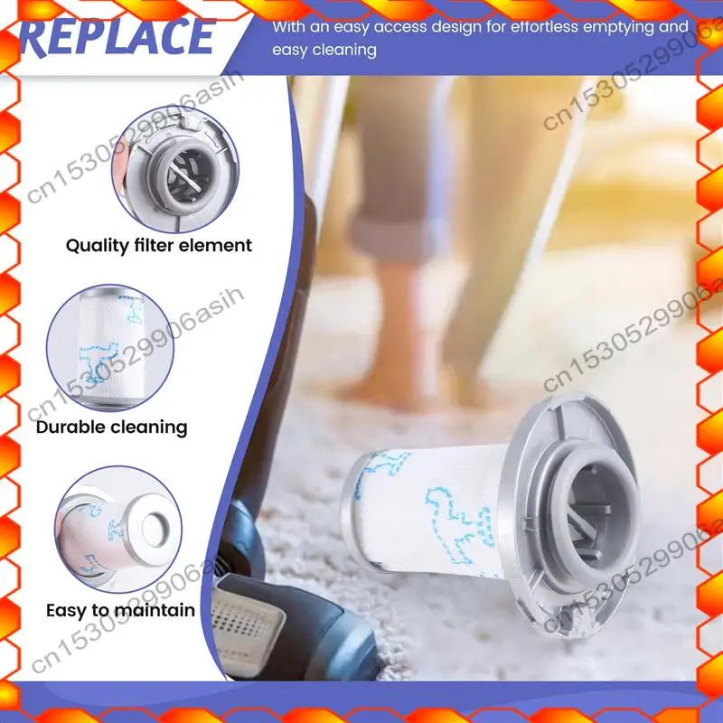-AT52 Filtr do odkurzacza bezprzewodowego Rowenta ZR009006 X-Force Flex 8.60, zmywalny