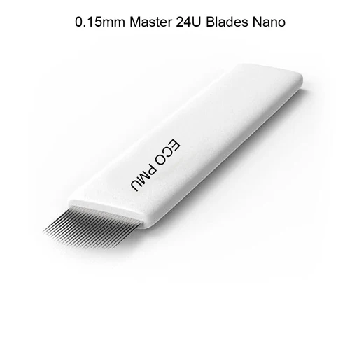 Imagen 2 del producto U24 Microblading Needle Master Blades Nano 0,15 mm 50 piezas