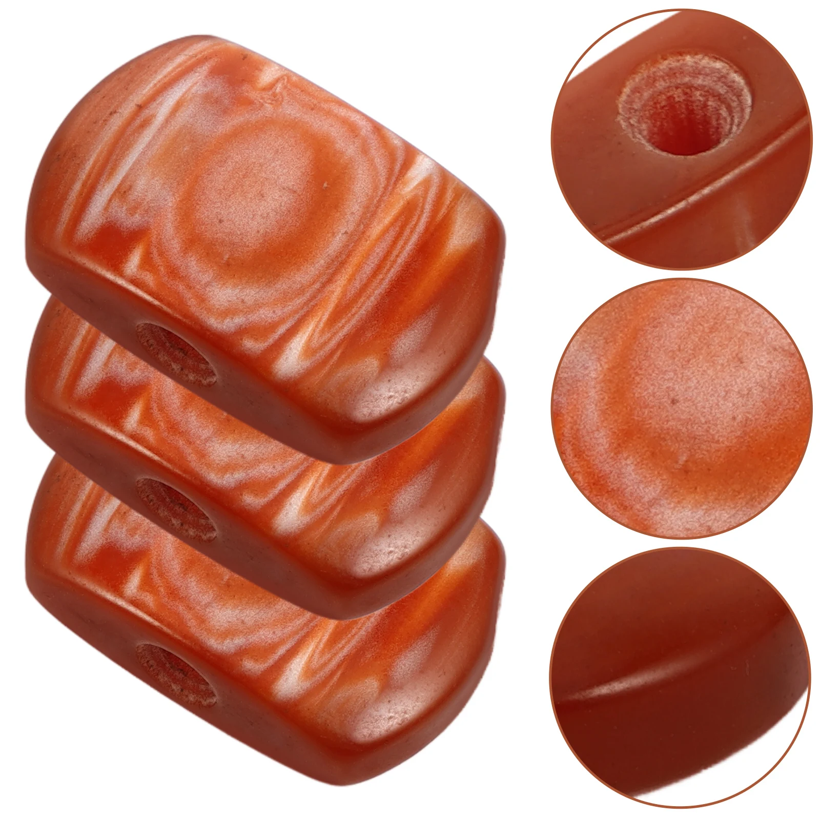 Chevilles de réglage de guitare, 6 pièces, boutons en résine rouge, pièces de guitare électrique acoustique, Installation facile, utilisation à Long terme, haute résistance