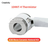 Revo Hotend Kit 24V 40W Heater Ceramic Hotend Kit 104NT Thermistor Heated Block Kit For All-in-one Bimetal Nozzles Kit
