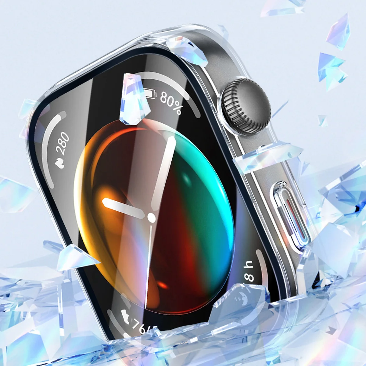 Tempered Glass Case For Huawei Watch Fit 3 Full Cover Screen Protector Bumper Shell for Huawei Watch Fit3 PC Protective Cover