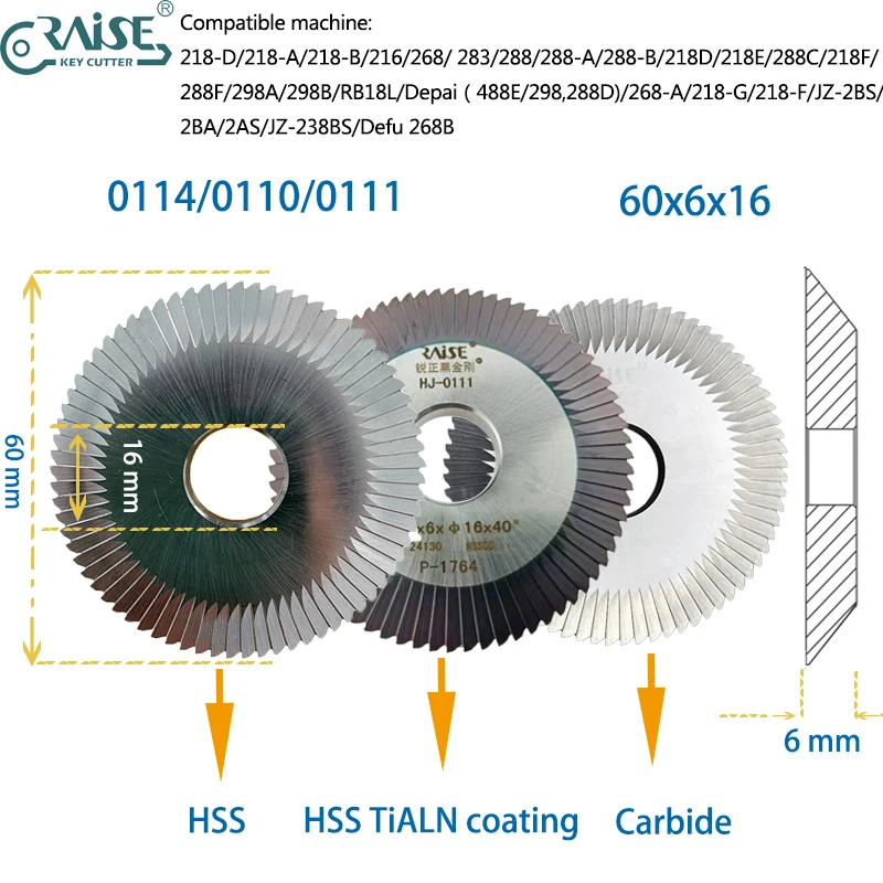 Alle Schlüssel Maschine Cutter Für Wenxing 100A 100B 100E 100F 100H 100G Q27 Q29 288 218 233 Schlüssel Duplizierer Maschine Schlosser Werkzeuge – Detail 5