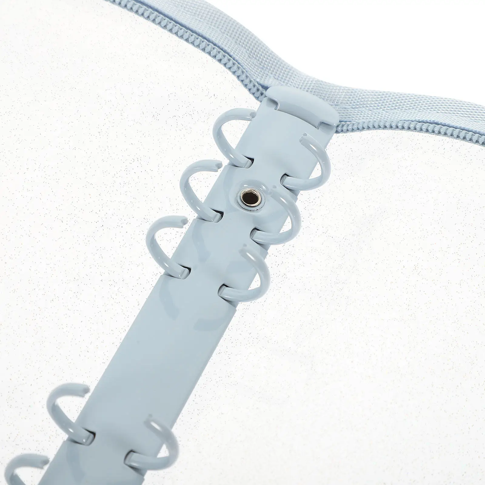 

Zipper Binder Cover 6 Rings Loose-Leaf Notebook Shell PVC Diary Book Cover Office School Aesthetic Binder