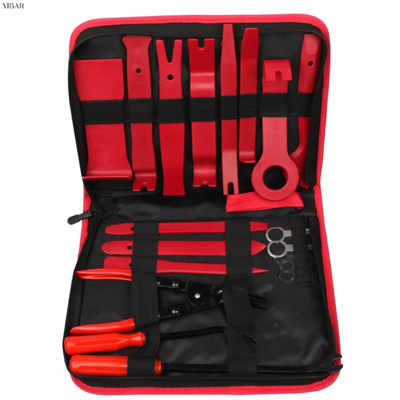 Hand Pry Disassembly Tool Set Interior Door Clip Panel Trim Dashboard Removal Kit Auto Car Opening Repair Tool Key Wrench Set