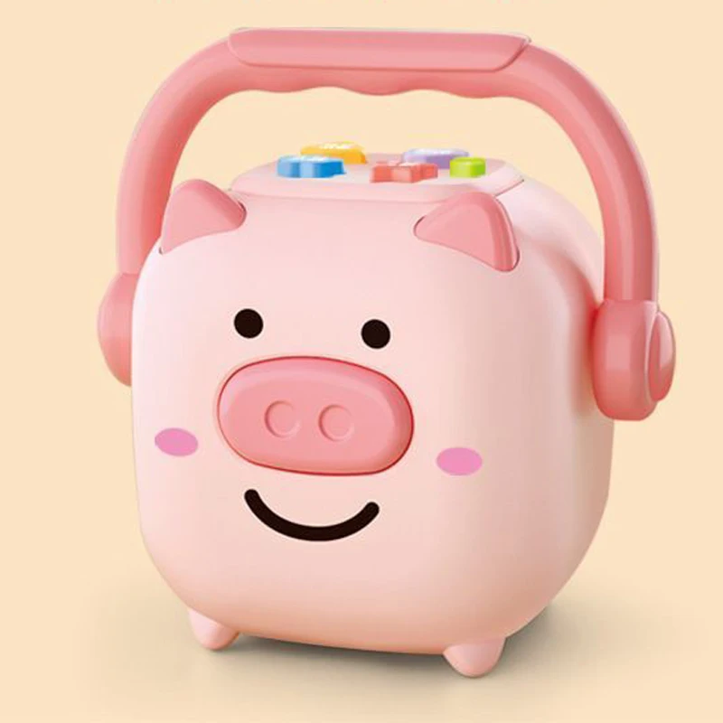 Cartoon Plastic Piggy Bank, Little Pink Pig Shaped Savings Bank, Can be Used or Optimized for Home Decoration, Birthday Gift 1Pc