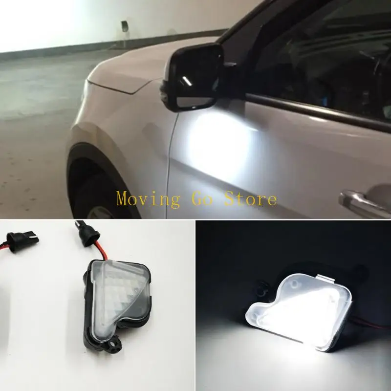 

B5XD Car Reversing Mirror LED Light Lamp High Brightness Waterproof for Safe Parking