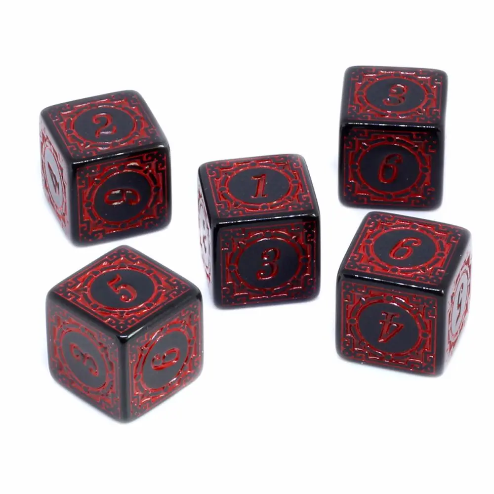 

10pcs Role Playing Game Table game Acrylic Polyhedral Multi Sided Dices