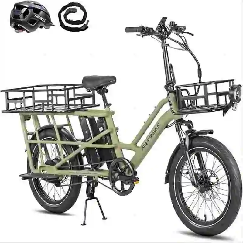 

Electric Bike, 2 x 12 Ah Batteries Electric Charging Bike 250W for Adults, Capacity 200 kg, Range 100-140 KM