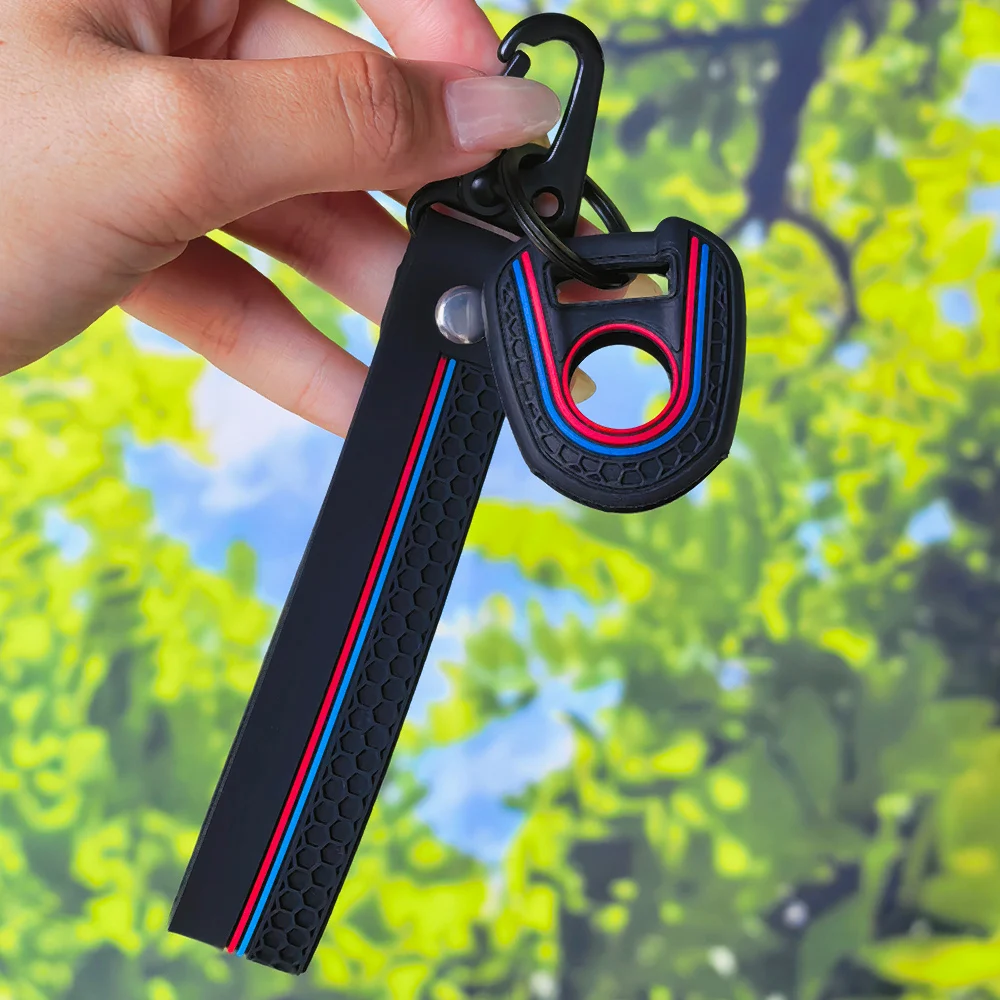 Ergonomic Grip Silicone Key Shell With Keychain For Honda CB650R High Quality Motorcycle Accessories Anti‑Scratch Key Case Cap