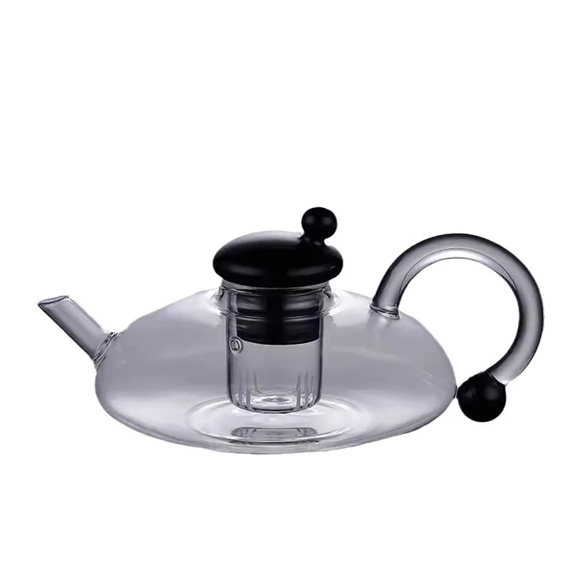 High Borosilicate Glass Teapot Set English Tea Set Heat-resistant Glass Household Scandinavian Style Brewing Teapot