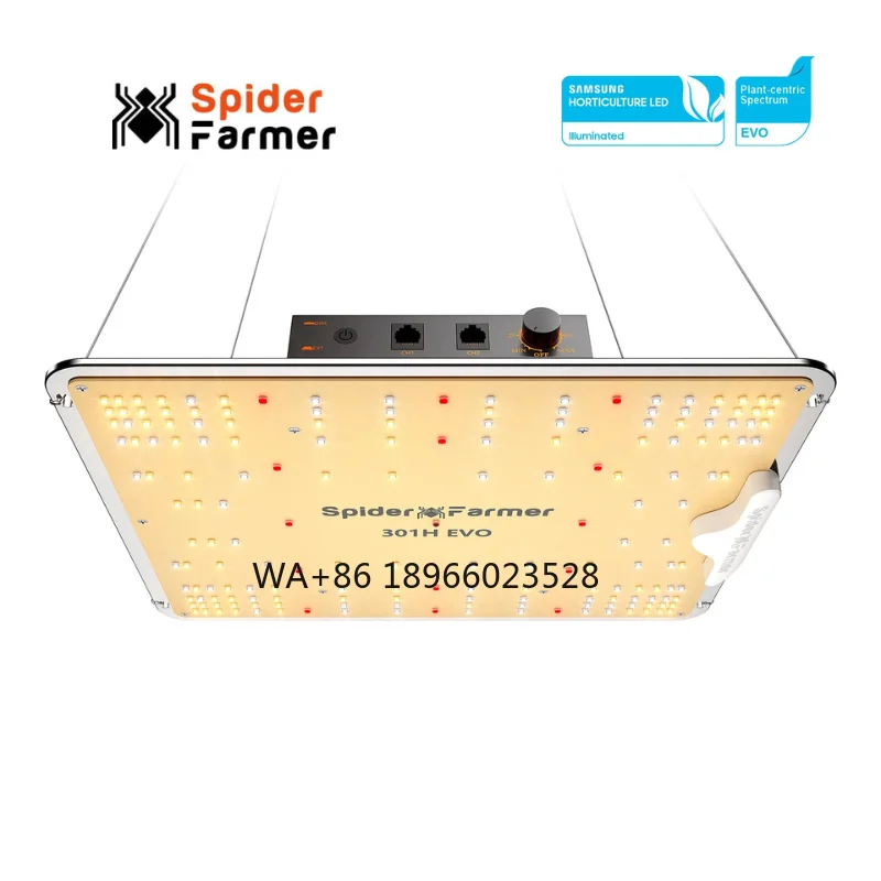 100W Samsung LM301H EVO Full Spectrum Led Grow Light for Veg Plants Flowers Growing Lights Spider Farmer SF1000