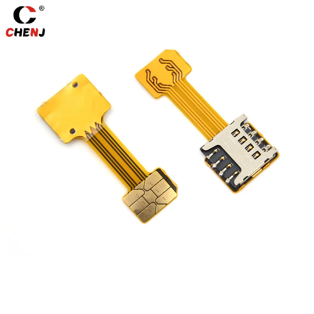 1pc Hybrid Dual Micro Nano SIM Card Adapter Converter Extension SD Slot Android