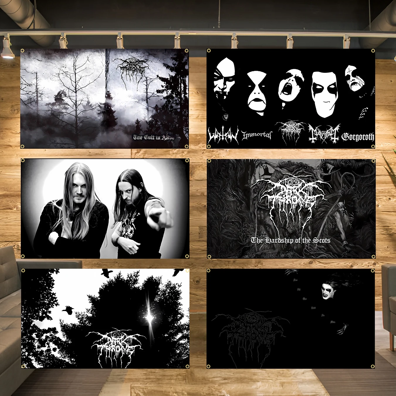 90x150cm 3X5FT Darkthrone True Norwegian Black Metal Flags Polyester Printed Banner For Decoration