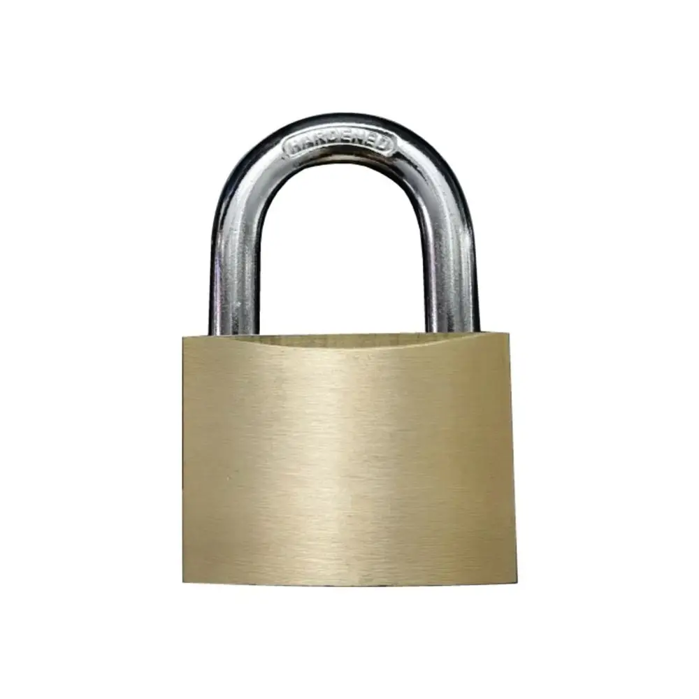 ミニハードウェア銅南京錠小型 3 キー銅ロック荷物ケース南京錠ホームセンター