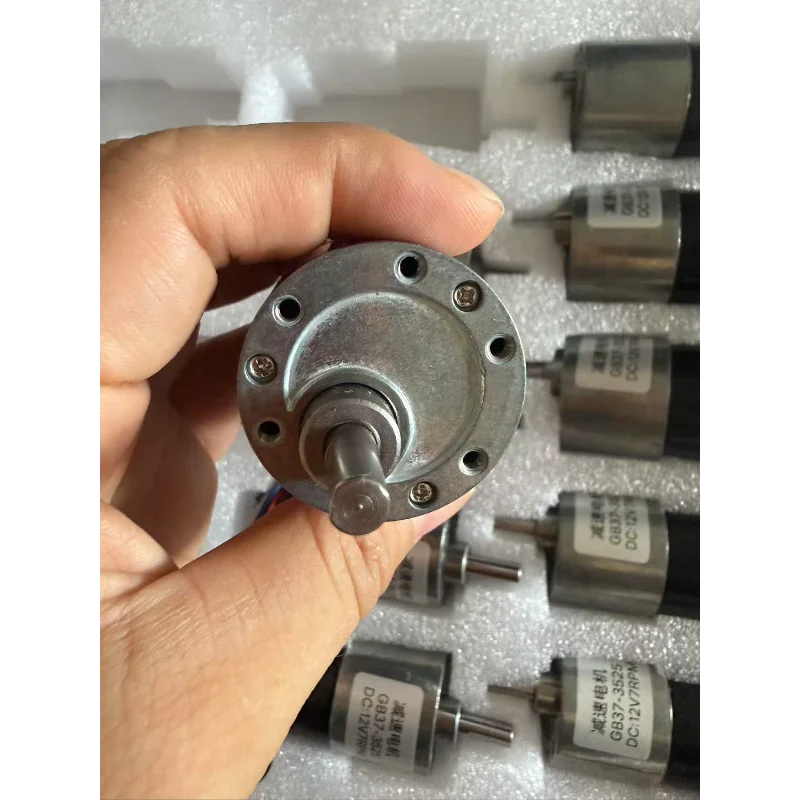 12V24V JGB37-3525 DC Gear Motor Brushless Eccentric Shaft Low Speed High Torque CW/CCW For DIY Model Robot/Electric Window/Door