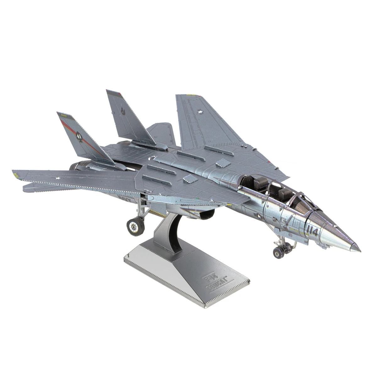 F-14 Tomcat 3D Metal Puzzle Model Kits DIY Laser Cut Puzzles Jigsaw Toy For Children