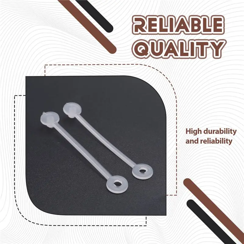 QWE-Plastic Label Holders Price Tag Ticket Hanger Clips With Easy Button Design Lock Closure For Basket Market Grocery