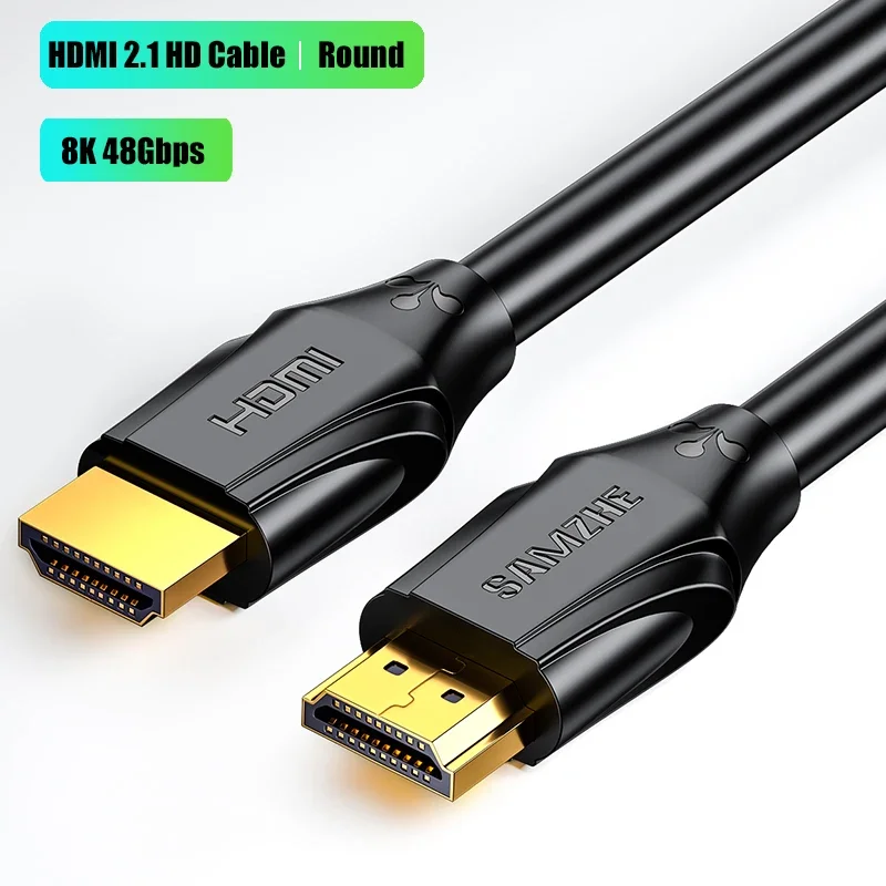 Samzhe Hdmi 2.1 Kabel 8K/60Hz 48Gbps Digitale Kabels Hdmi 2.1 Kabel Splitter Voor Hdr10 + Ps5 Switch Kabel Hdmi 2.1