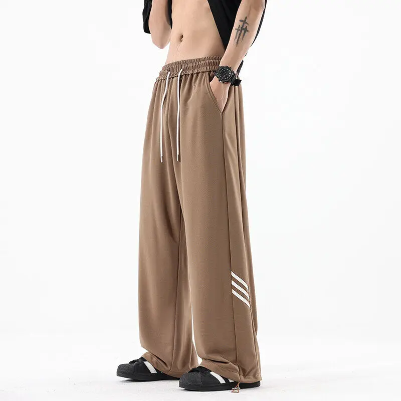 2025 super fire sweatpants men's loose lazy trend brand plankton handsome casual pants